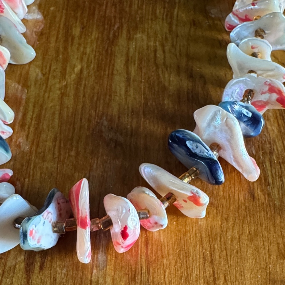 Multicolor Shell Necklace - Picture 2 of 2
